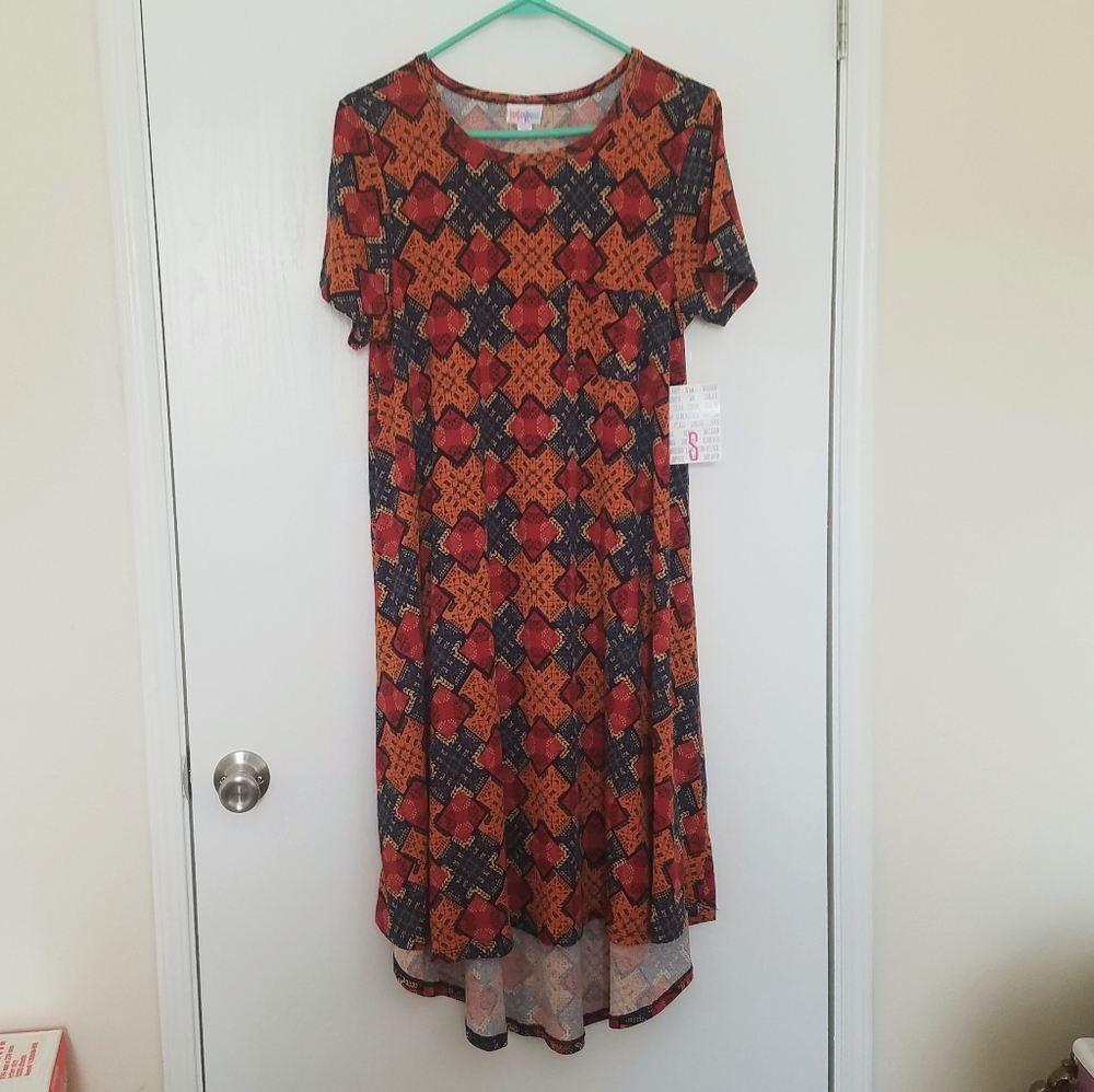 Nwt's Autumn Patchwork Style Carly Dress Small